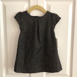 Old Navy Baby Girls Black and Gold Dress